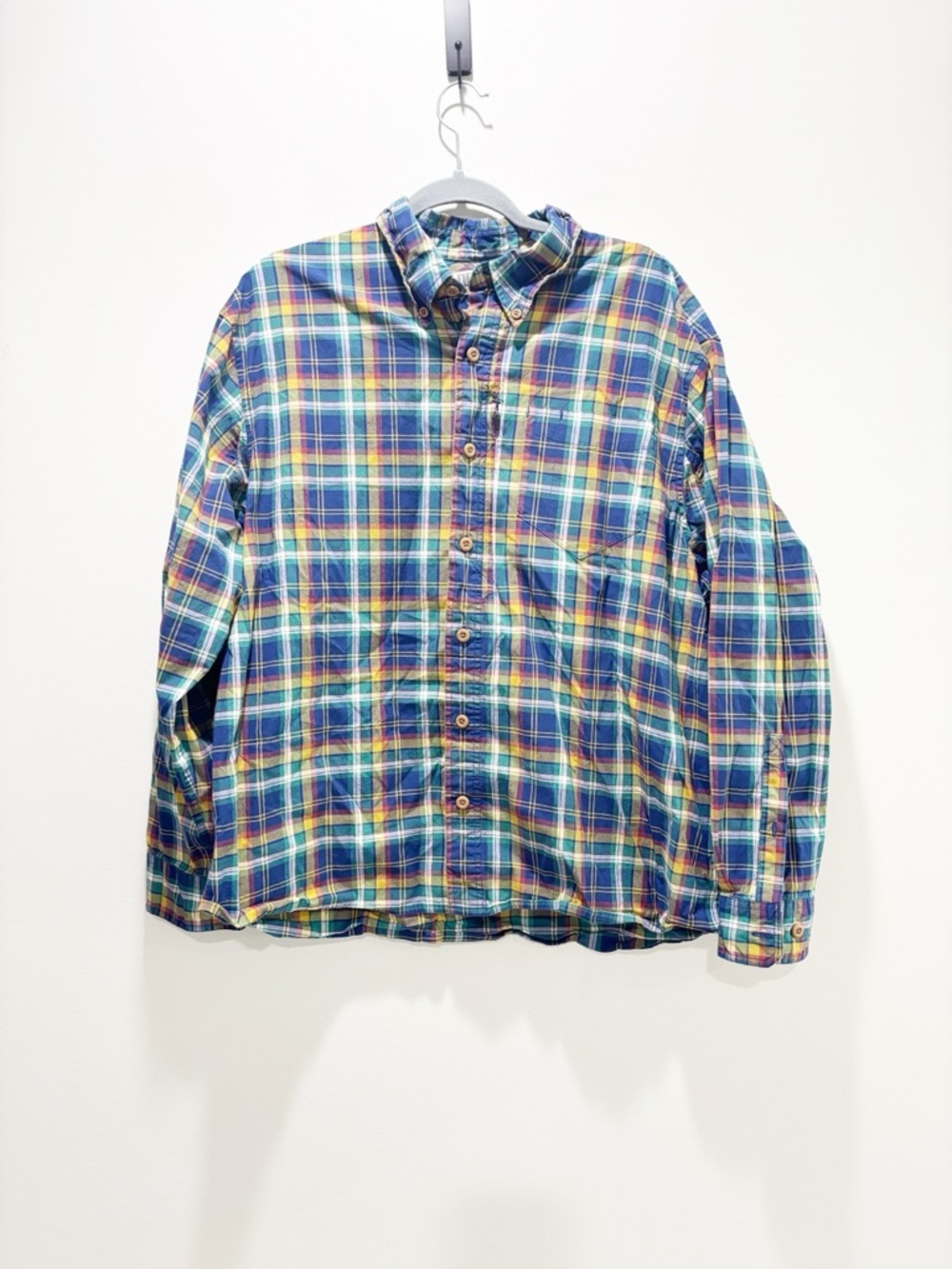 DULUTH Men’s DuluthFlex Beergarden Relaxed Fit Long Sleeve Shirt Multi Color XL